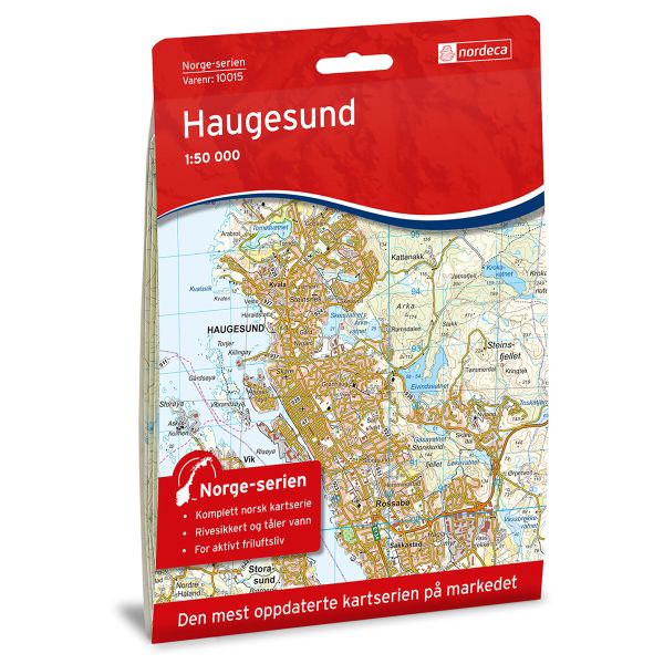 Forside av Haugesund kart