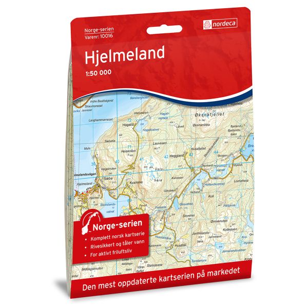 Forside av Hjelmeland kart