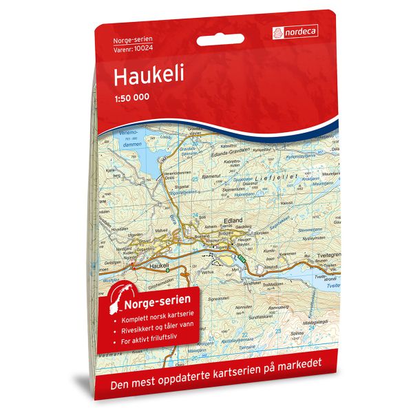 Forside av Haukeli kart