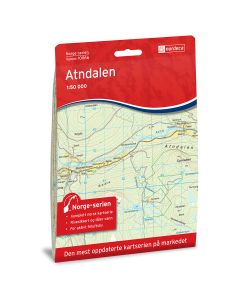 Forside av Atndalen kart