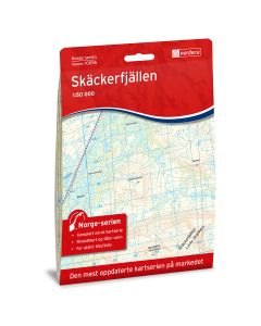 Forside av Skäckerfjällen kart