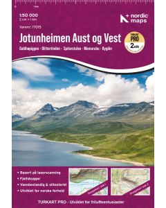 Turkart Pro Jotunheimen 1:50 000