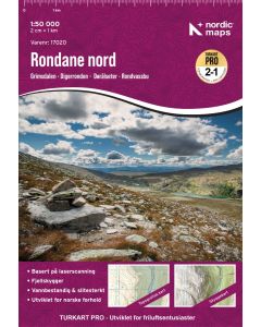 Turkart Pro Rondane Nord 1:50 000