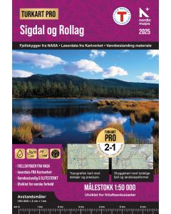 Turkart Pro Sigdal-Rollag 1:50 000