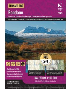 Turkart Pro Rondane 1:100 000