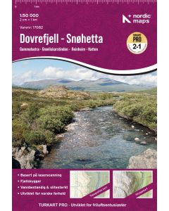Turkart Pro Dovrefjell Snøhetta 1:50 000