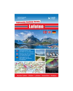 Lofoten 1:250 000 m/hefte Opplevelsesguide vei
