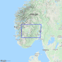 Dekningsområdet Hardangervidda 1:250 000 kartet