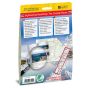 Baksiden av The Coastal Route 1:250 000 m/hefte kartet